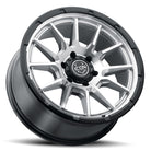 ICON Alloys Cajon 20x9 / 5x5 / -12mm / 4.5in BS Silver Machined Wheel w/ GB Lip