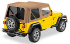 Bestop A-Top For OEM - 97-02 Jeep Wrangler TJ Replace (Spice Tinted Windows Door Skins Included)