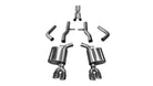 Corsa 2015-2023 Dodge Challenger Hellcat Dual Rear Exit Extreme Exhaust w/ 3.5in Black Tips