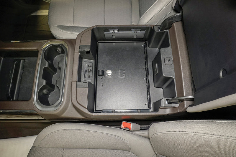 Tuffy Console Safe W/ Combo Lock For Chevrolet Silverado And Gmc Sierra W/ Flow Thru Console