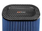 aFe Magnum FLOW Pro 5R Air Filter (5.5x 7.5)in F (9x 7)in B (5.8 x 3.8)in T (Carbon Fiber) x 10in H