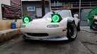Oracle Pre-Installed Lights 7 IN. Sealed Beam - Green Halo