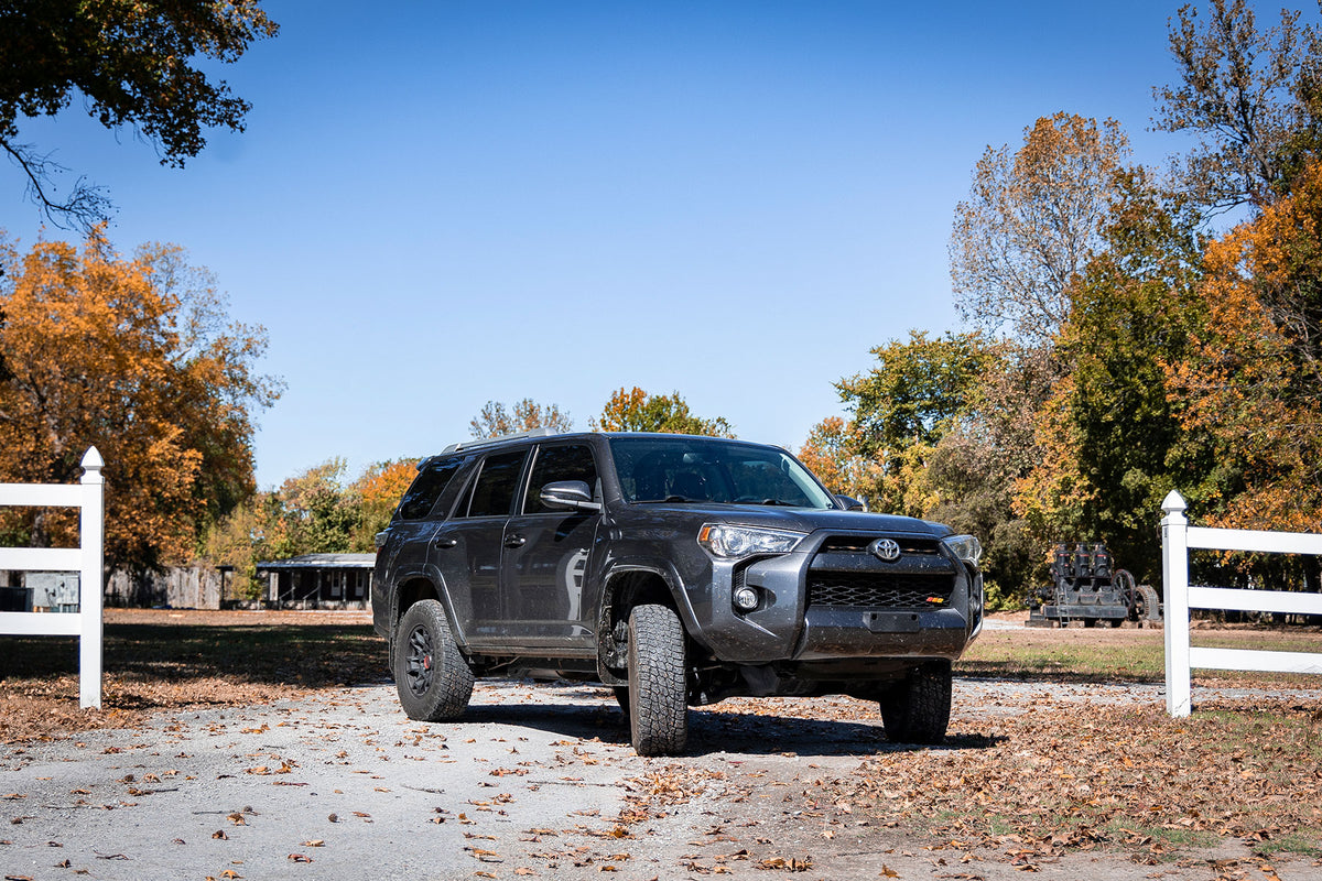 Rough Country  2 Inch Lift Kit | X-REAS | Red Spacers | Toyota 4Runner 2WD/4WD (2010-2024)
