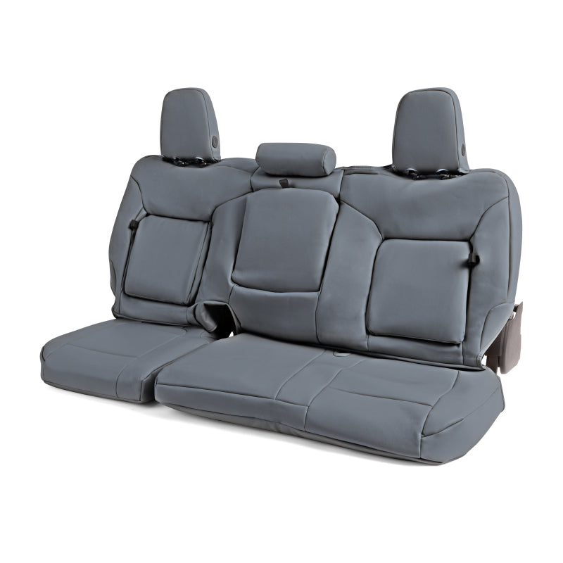 Covercraft 17-22 Ford F250/F350/F450/F550 Leatherette PrecisionFitFront Row Seat Covers - Med Grey