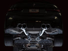 AWE Tuning Track Edition Cat-Back Exhaust for BMW G8X M3/M4 - Chrome Silver Tips
