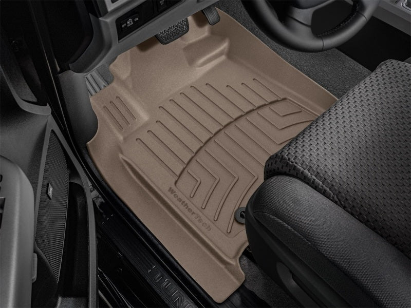 WeatherTech 14-21 Toyota Tundra DC w/Carpeted Floor Rear FloorLiner HP - Tan