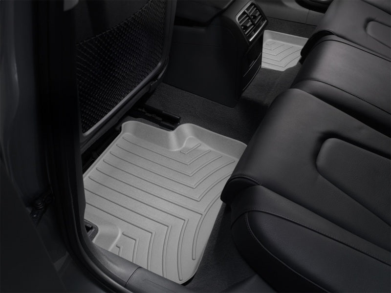 WeatherTech 09-13 Audi A4/S4/RS4 Rear FloorLiner - Grey