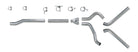 Diamond Eye KIT 4in Catback MFLR RPLCMENT PIPE DUAL SS: 03-07 FORD 6.0L F250/F350