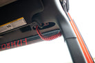 Fishbone Offroad 07-18 Wrangler JK A Pillar Sound Bar Red Paracord Grab Handles