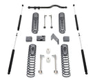 MaxTrac 07-18 Jeep Wrangler JK 4.5in/4.5in MaxPro Coil Lift Kit w/Track Bar & MaxTrac Shocks