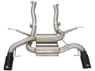 aFe MACHForce XP 2.5in Axle Back Stainless Exhaust w/ Black Tips 07-13 BMW 335i 3.0L L6 (E90/92) N55