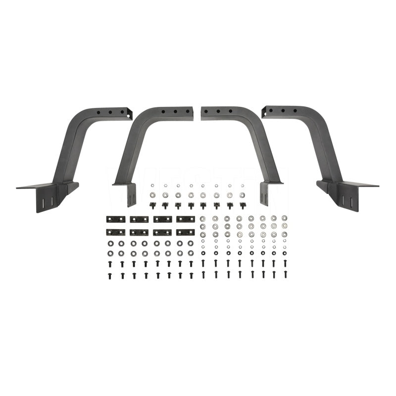 Westin 20-25 Jeep Gladiator Overland Cargo Rack Base - Textured Black