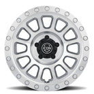 ICON Hulse 17 X 8.5 5 X 4.5 0mm Offset 4.75in BS Silver Machined