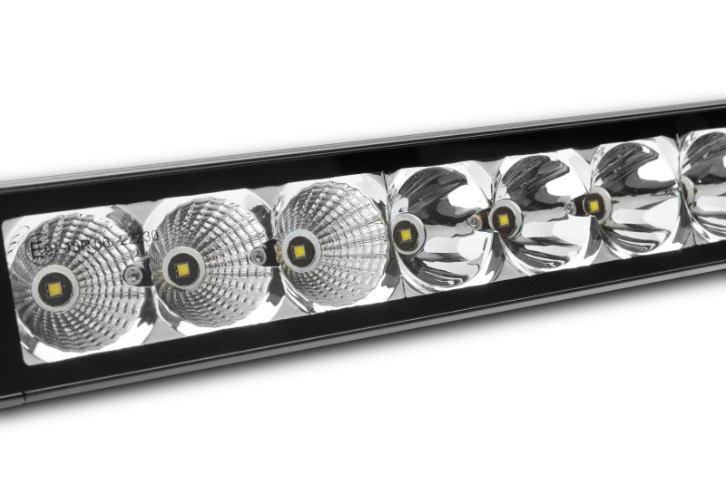Go Rhino Xplor Bright Series Sgl Row LED Light Bar (Side/Track Mount) 51in. - Blk