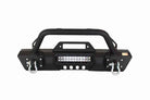 Fishbone Offroad 07-18 Jeep Wrangler JK Frnt Stubby Winch Bumper W/Tube Guard - Blk Txtrd Powdercoat