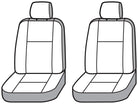 Covercraft 15-24 Ford Edge Endura PrecisionFit Custom Front Row Seat Covers - Silver/Charcoal