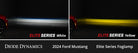 Diode Dynamics 2024 Ford Mustang GT Elite Series Add-On Fog Lamp Kit White
