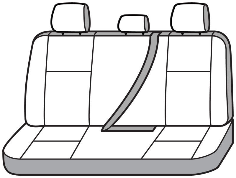 Covercraft 22-24 Ford Maverick Polycotton SeatSaver Custom Second Row Seat Covers - Taupe
