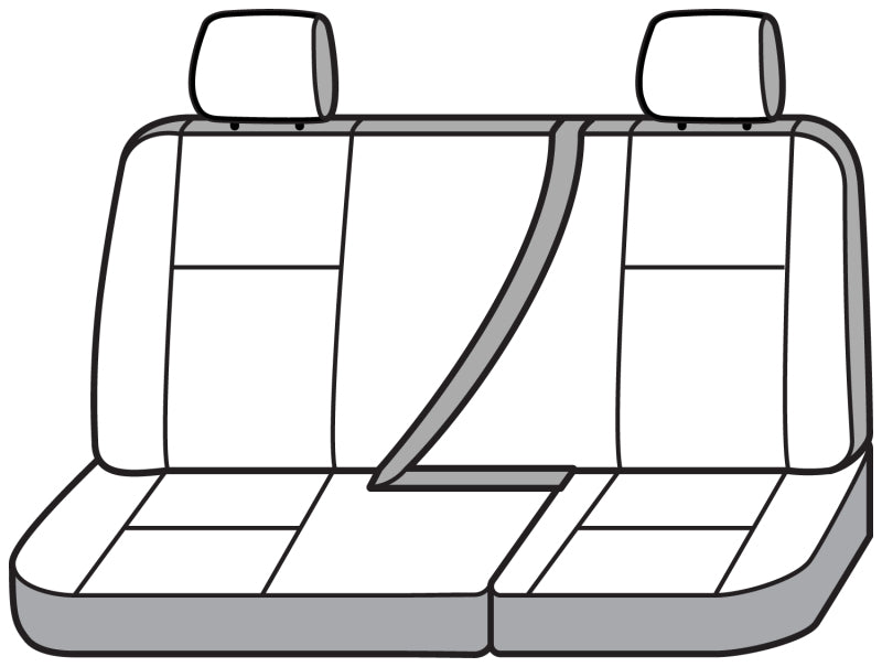 Covercraft 11-16 Ford F-250 Waterproof Polyester SeatSaver Custom Second Row Seat Covers - Grey