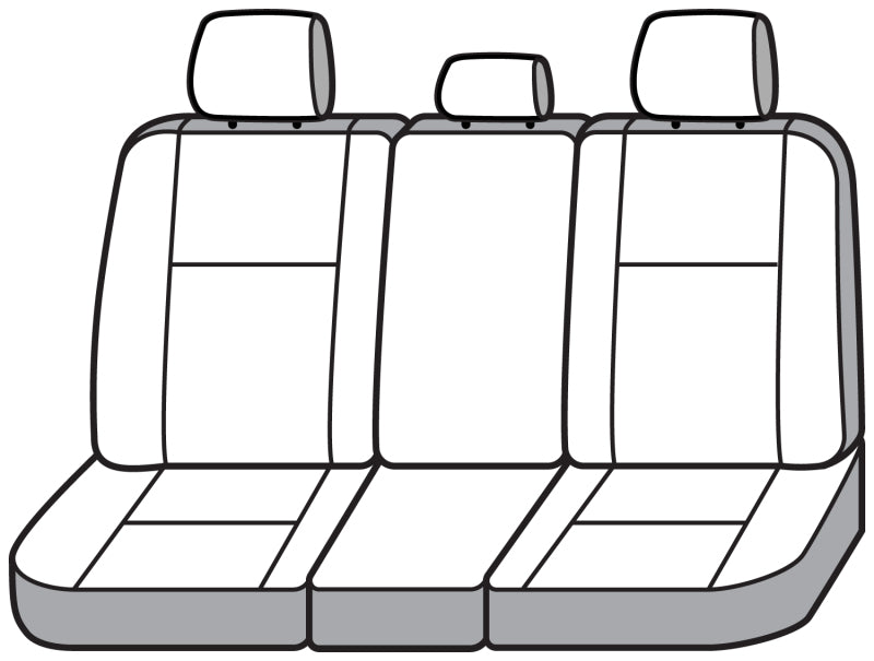 Covercraft 21-24 Ford F150 Endura PrecisionFit Custom Front Row Seat Covers - Silver/Charcoal