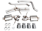 AWE Tuning 19-21 Porsche Macan 3.0T/2.9TT Touring Edition Cat-Back Exhaust w/ Chrome Silver Tips