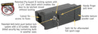 Tuffy Bronco Security Glovebox 196677- Black