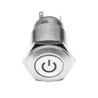 Oracle Pre-Wired Power Symbol On/Off Flush Mount LED Switch - Amber