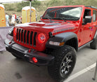 Oracle Jeep Wrangler JL/Gladiator JT LED Surface Mount Fog Light Halo Kit - Amber