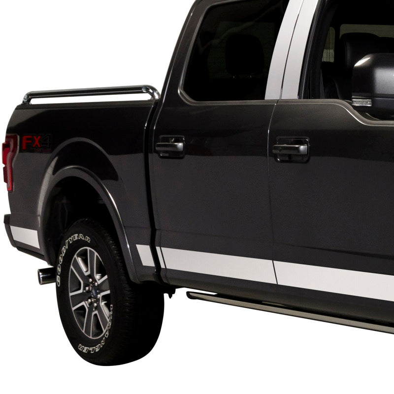 Putco 09-14 Ford F-150 Super Crew 5.5 Short Box (w/ Flares) - 7in Wide - 12pcs SS Rocker Panels