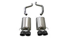 Corsa 2009-2013 Chevrolet Corvette (C6) 6.2L Black Xtreme Axle-Back Exhaust w/4.5in Tips