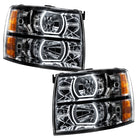 Oracle 07-13 Chevrolet Silverado SMD HL - Black - Square Style - ColorSHIFT