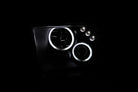 ANZO 2005-2009 Ford Mustang Projector Headlights w/ Halo Black