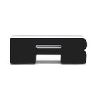 ORACLE Lighting Universal Illuminated LED Letter Badges - Matte Blk Surface Finish - R