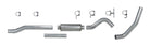 Diamond Eye KIT 4in Catback Single SS: 03-07 FORD 6.0L F250/F350