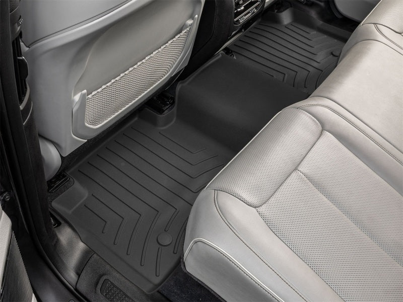 WeatherTech 22-24 Jeep Grand Cherokee WL 2nd Row Rear FloorLiner HP - Black