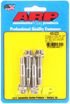 ARP 5/16-24 X 2.000 SS 12pt water pump pulley w/ .750in fan spacer stud kit