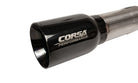 Corsa 07-18 Jeep Wrangler JKU 3.6L/3.8L 2.75in Sport Cat-Back Exhaust w/ 4in American Flag BlacTips