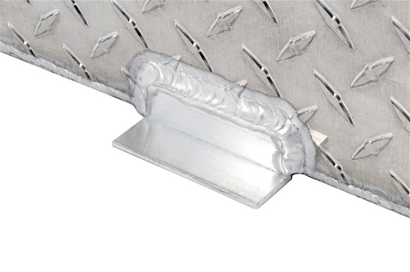 Dee Zee Universal Tanks - Auxiliary Short Rectangle Brite-Tread Aluminum