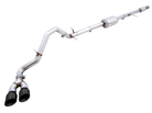 AWE Tuning 4th Gen GM 1500 5.3L 0FG Cat-Back Dual Side Exit (Flat Bumper) - Diamond Tips