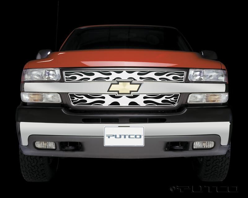 Putco 02-06 Chevrolet Avalanche w/Body Cladding Flaming Inferno Stainless Steel Grille