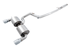 AWE Tuning Ford Focus RS Touring Edition Cat-Back Exhaust - Resonated - Diamond Black Tips