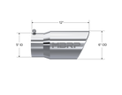 MBRP Universal Tip 6 O.D. Angled Rolled End 5 inlet 12 length