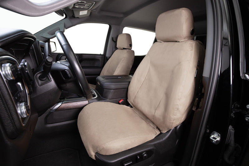 Covercraft 23-24 Ford Expedition-2nd Polycotton SeatSaver Custom Second Row Seat Covers - Taupe