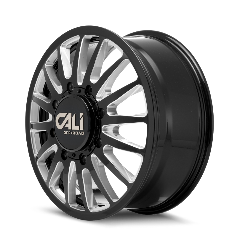 Cali Off-Road 9110D Summit Dually 20x8.25 / 8x210 BP / 115mm Offset / 154.2mm Hub Gls Blk Mill Wheel