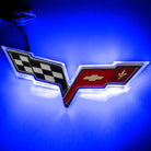 Oracle Chevrolet Corvette C6 Illuminated Emblem - Dual Intensity - Blue