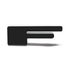 ORACLE Lighting Universal Illuminated LED Letter Badges - Matte Blk Surface Finish - F