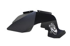 Fishbone Offroad 07-18 Jeep Wrangler JK Logo Aluminum Inner Fenders - Black Powdercoat