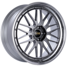 BBS LM 20x9 5x114.3 ET28 Diamond Black / Diamond Cut Lip Wheel PFS/Clip Required