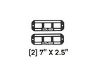 DV8 Offroad Universal Molle Panels - 7In x 2.5In PAIR