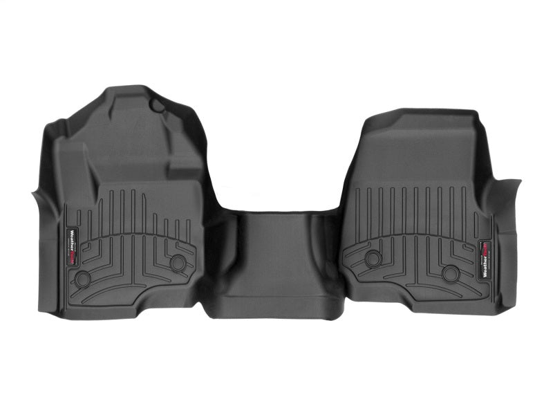 WeatherTech 2017+ Ford F-250/350/450/550 Front FloorLiner (Vinyl Floor/Regular Cab/Bucket Seat) - Bk